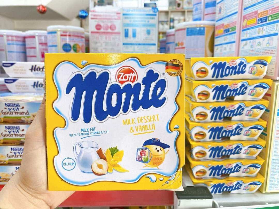 VÁNG SỮA MONTE CHO BÉ 6THANG CỘNG
