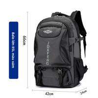 JIFANPAUL | Balo Du Lịch Dung Lượng Lớn Nhẹ Outdoor Hiking Bag Cho Nam Nữ Đi Phượt Balo Laptop Có Dây Đeo Đệm Mềm Gập Lại Được