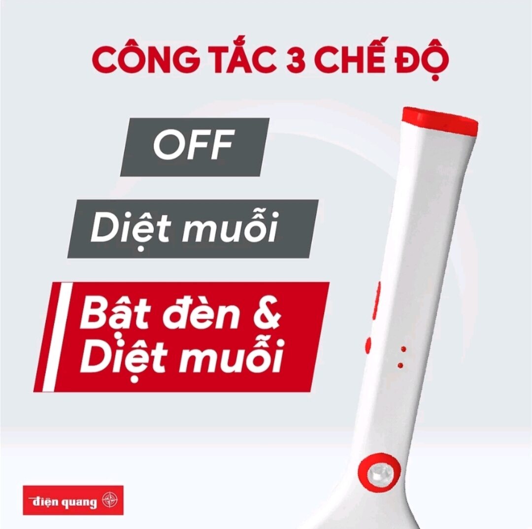 Vợt muỗi điện quang ĐQ EMR02