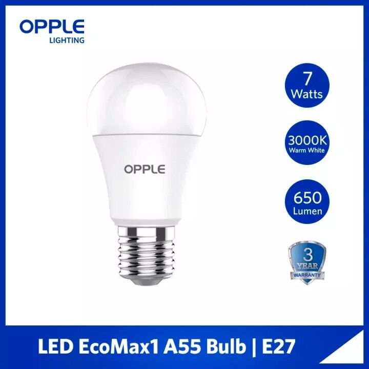 Bóng led 7w opple - bóng đèn led tròn 7w. bóng led opple chính hãng. opple việt nam.