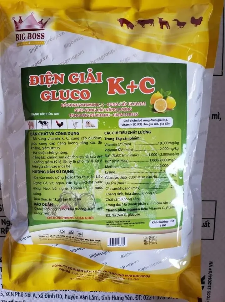 Điện giải gluco kc thảo dược 1kg