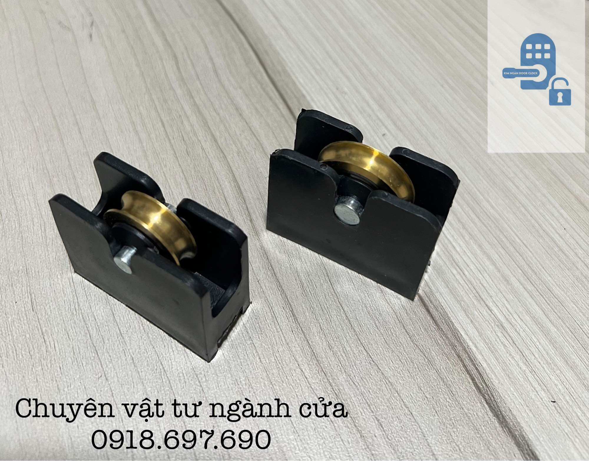 [ 2 cái ] bánh xe thau nhỏ cửa sổ lùa nhôm hệ 700 ( KT 35x45mm)