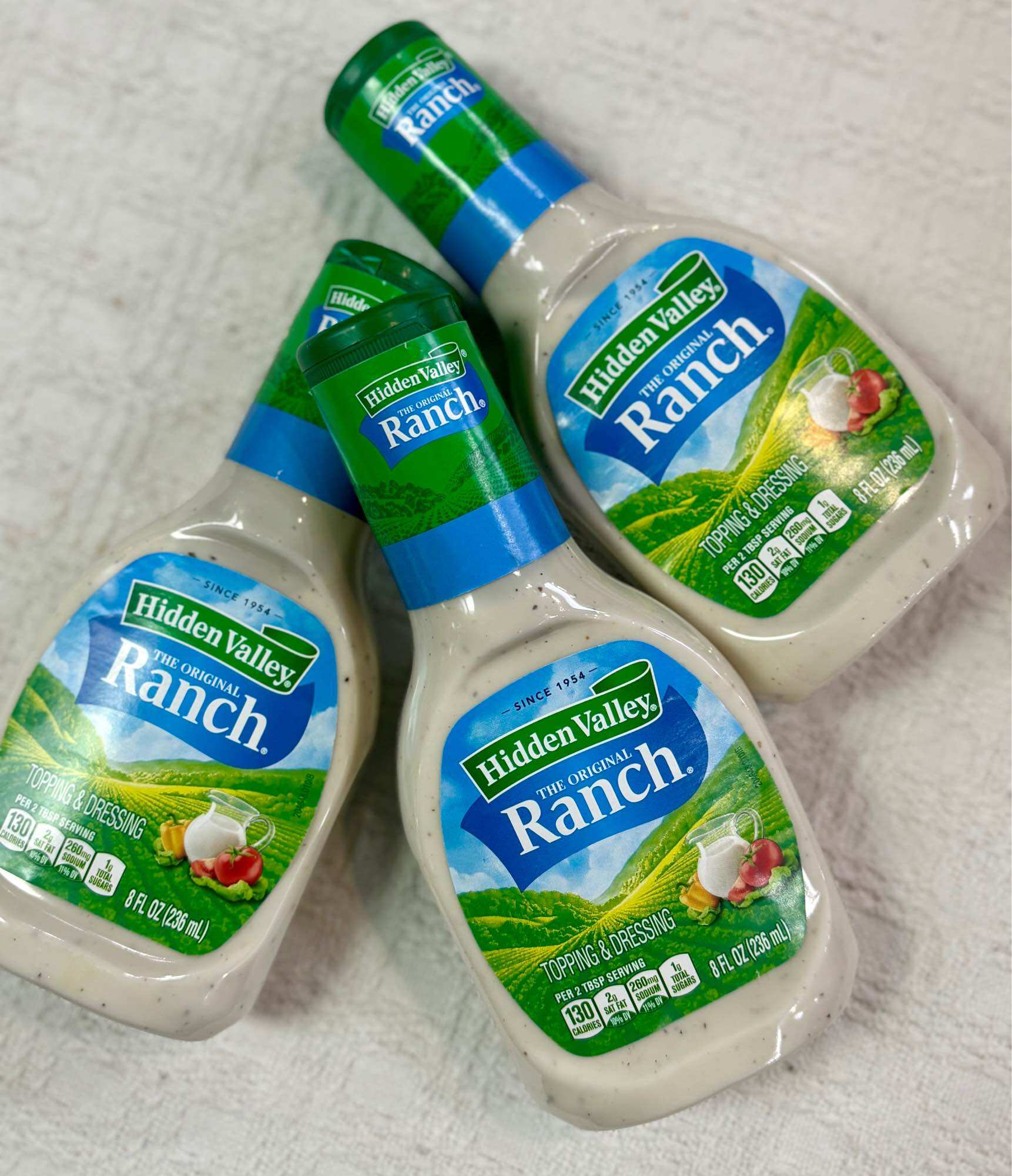Sốt Salad Hidden Valley Original Ranch Dressing & Topping 236ml – Sốt Chấm, Trộn Salad, Ướp Thịt Nhập Khẩu