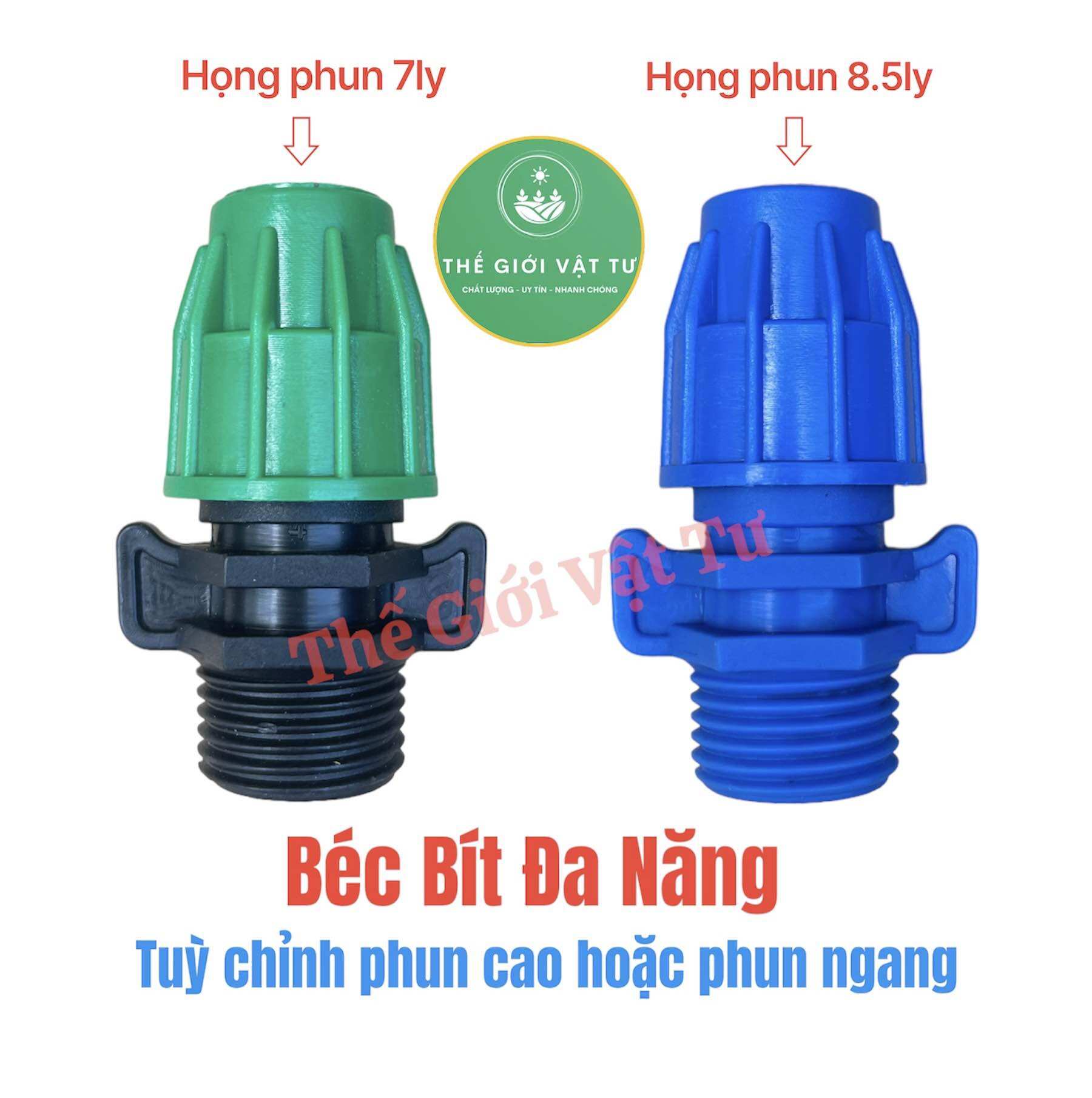 10 cái béc bít đa năng có thể phun cao hoặc phun ngang tuỳ chỉnh