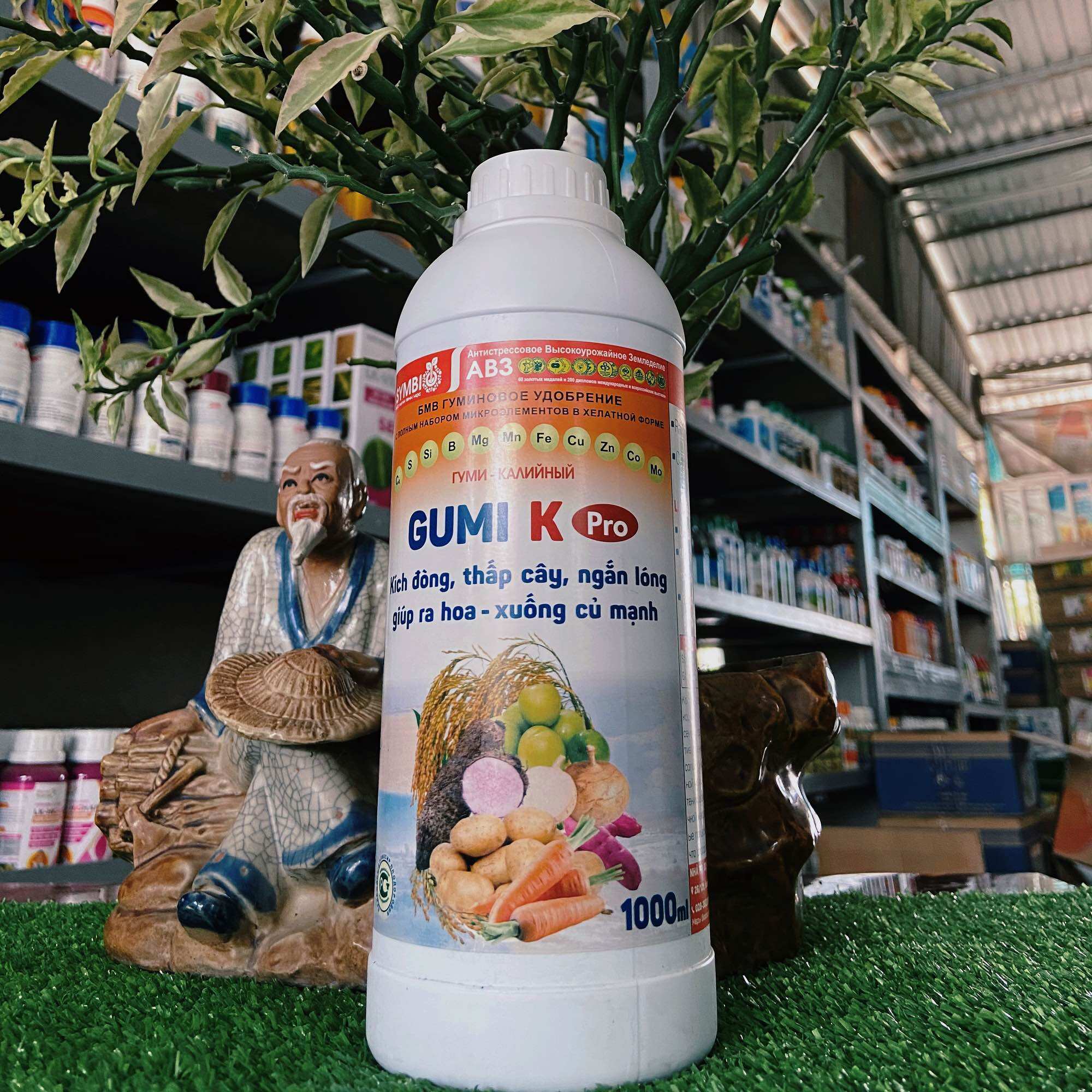 Phân bón sinh học hiệu gumi k pro của symbio