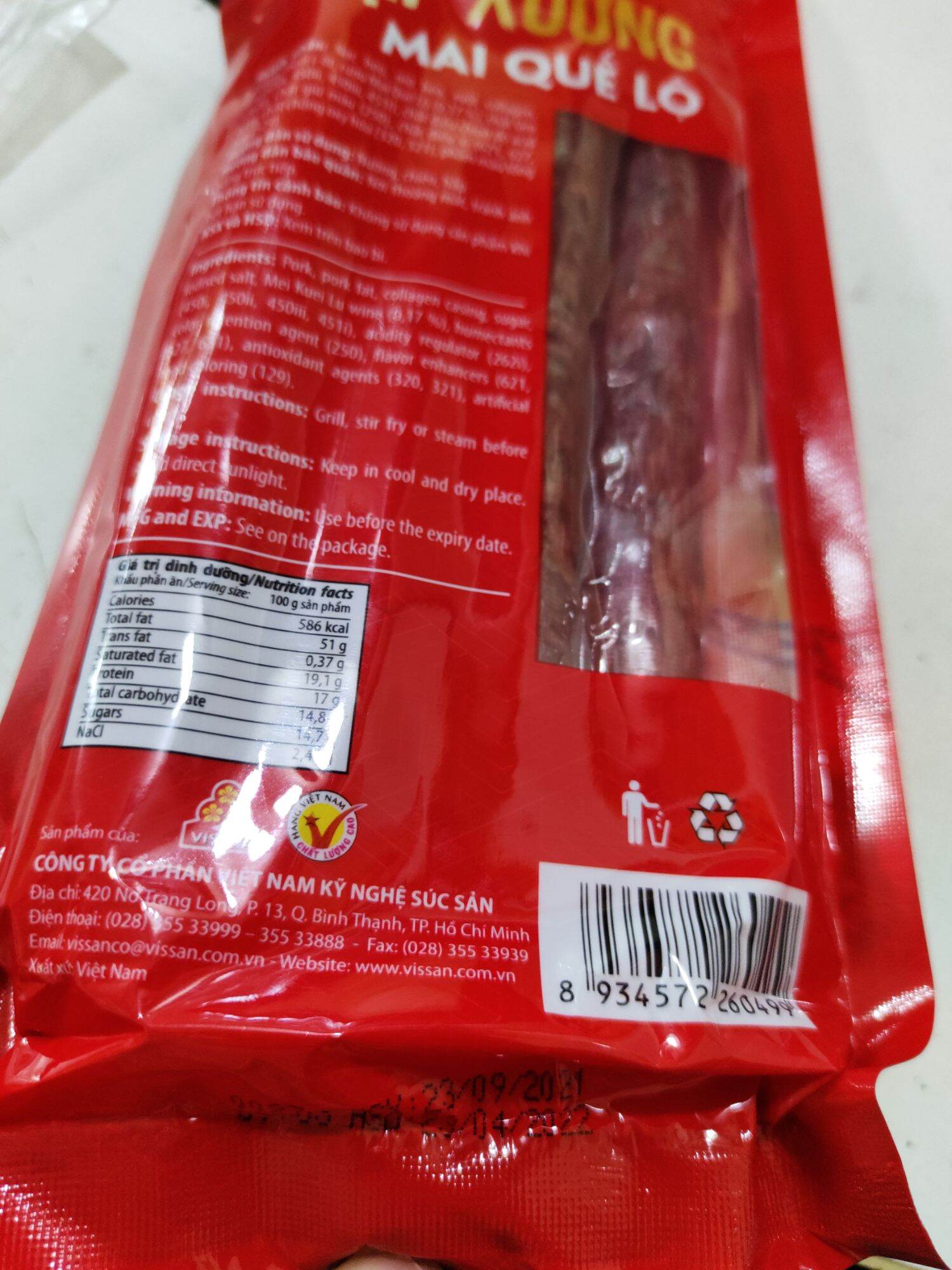 Lạp Xưởng | Mai Quế Lộ | 200g Vissan