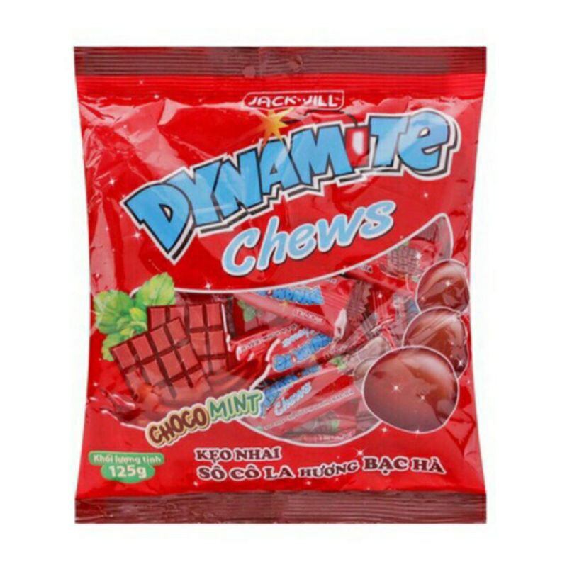 Kẹo dynamite 3 viên sô cô la gói 125 gam