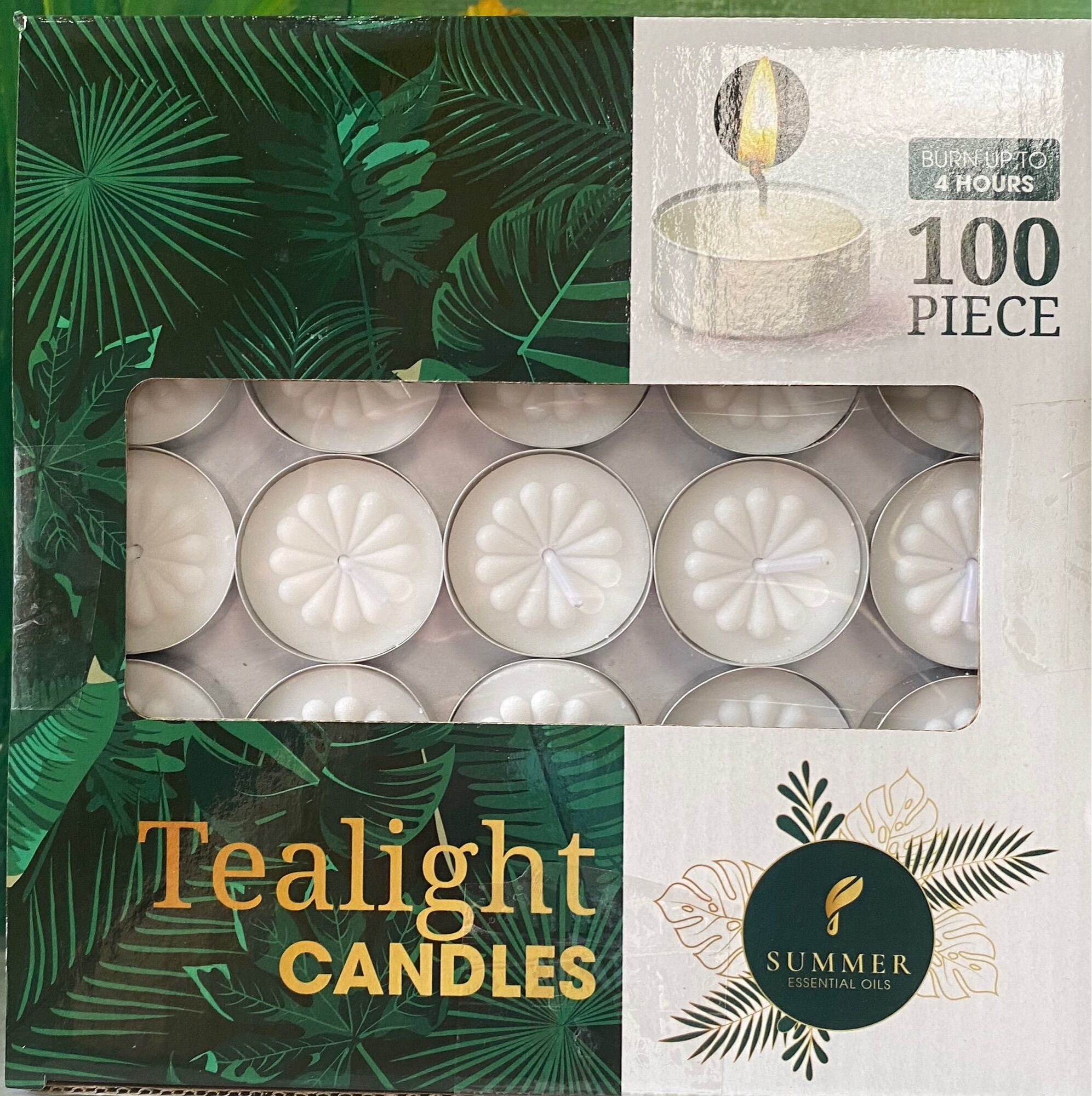 Nến tealight 100 viên 2 tiếng