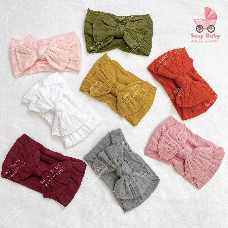 Turban nơ cho bé
