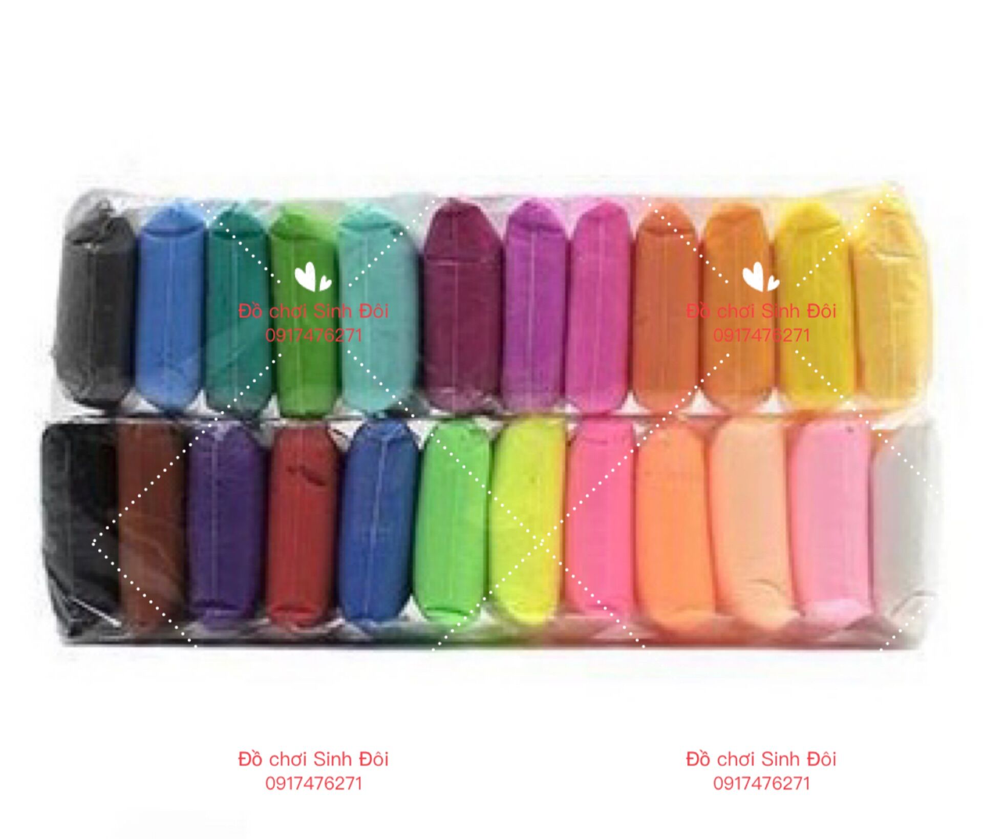 Đất sét 12 màu siêu nhẹ dành cho bé