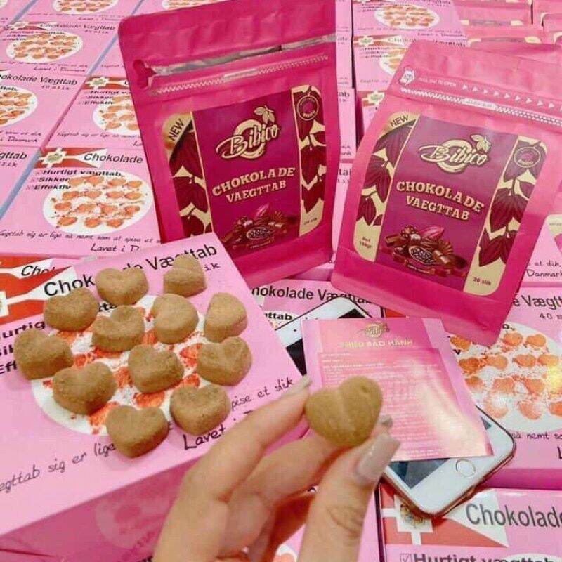 Kẹo socola giảm cân Đan Mạch Chokolade Vaegttab Bibico