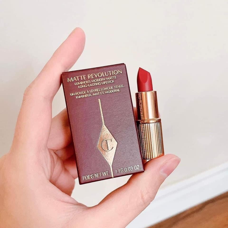 Son Charlotte Tilbury màu Walk of no shame - mini 1.1gr fullbox
