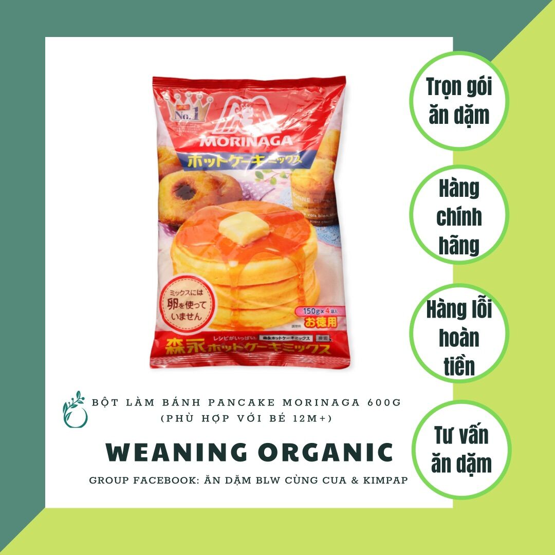 Bột Làm Bánh Pancake Morinaga Nhật Bản 600g