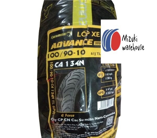Vỏ sau honda lead, scr, atila 100/90-10 euromina