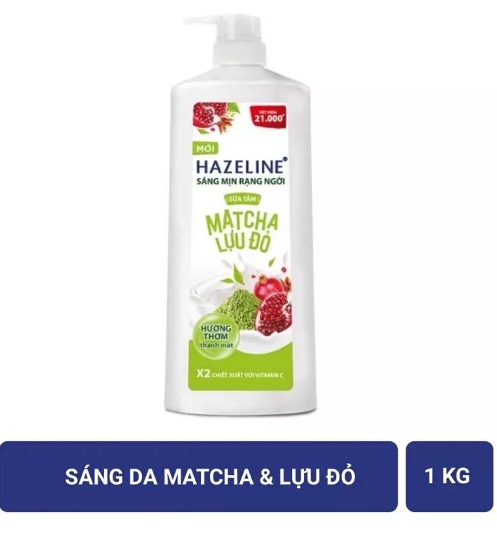 (HCM) SỮA TẮM HAZELINE CHAI 1KG
