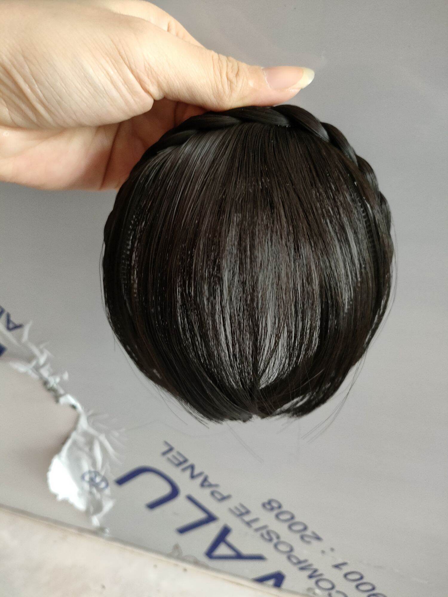 tóc mái giả đính cài