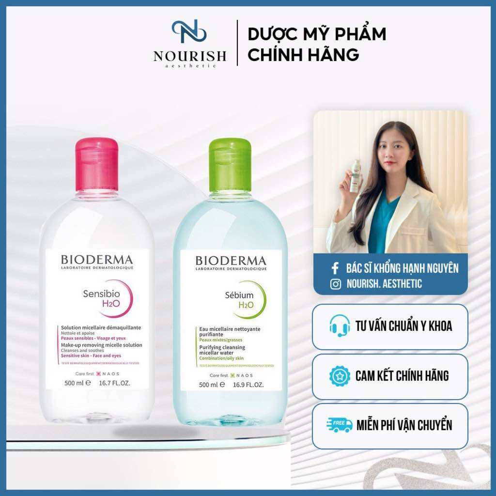 Nước Tẩy Trang Dành Cho Da Nhạy Cảm BIO derma Sensibio H20