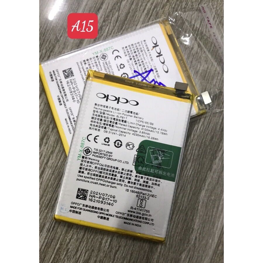Pin Oppo A15