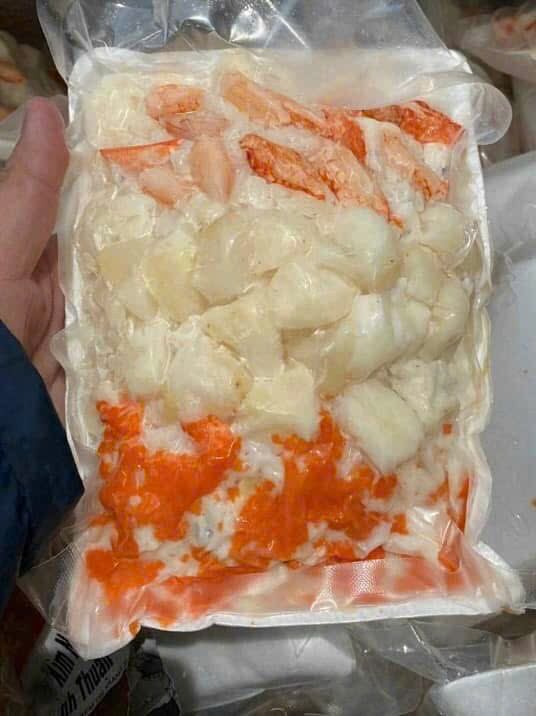 1khay 500gr Combo thịt, càng, gạch Cua (hỏa tốc 2h tphcm)