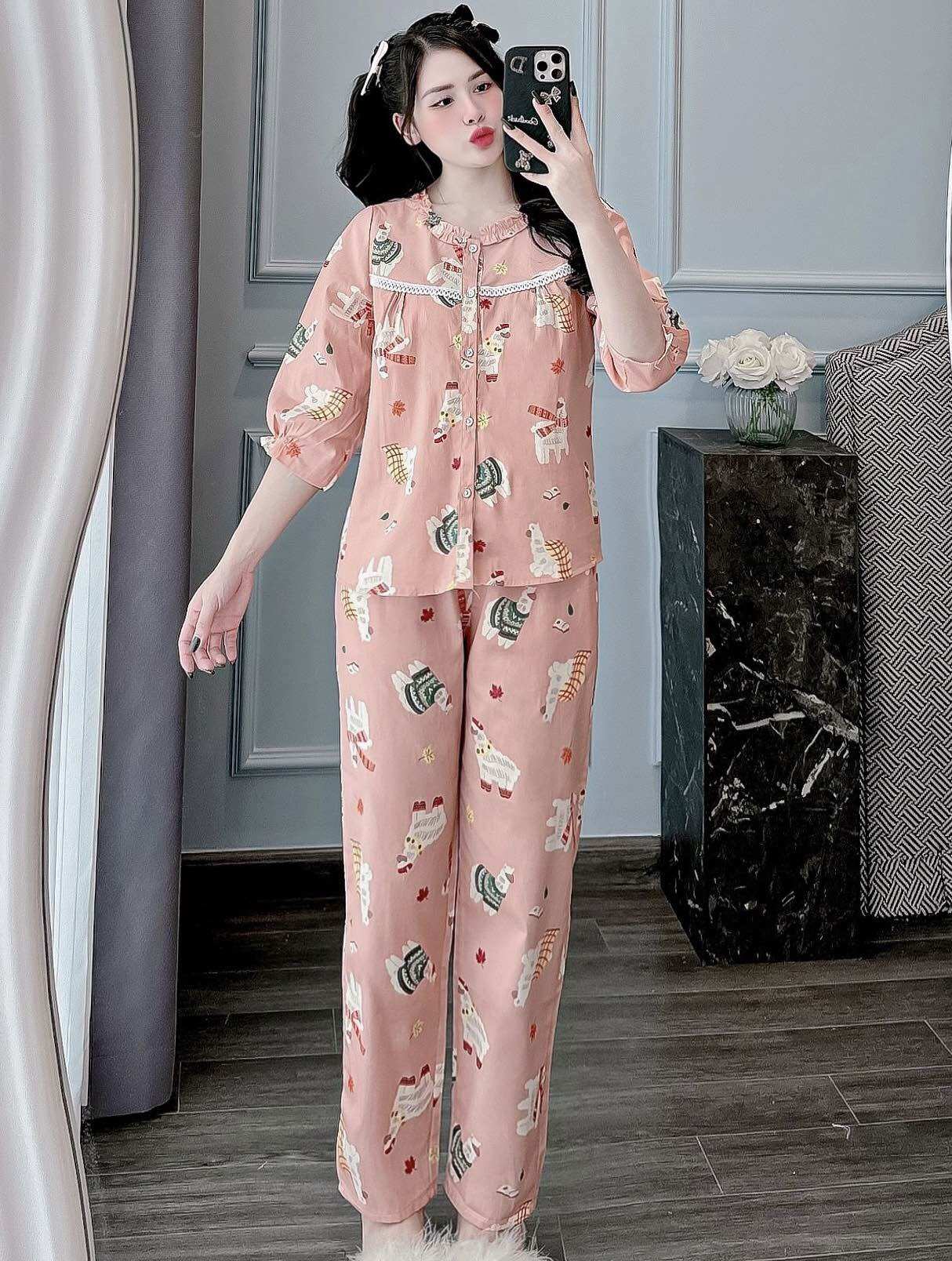 Đồ bộ mặc nhà ca cấp xinh đẹp
