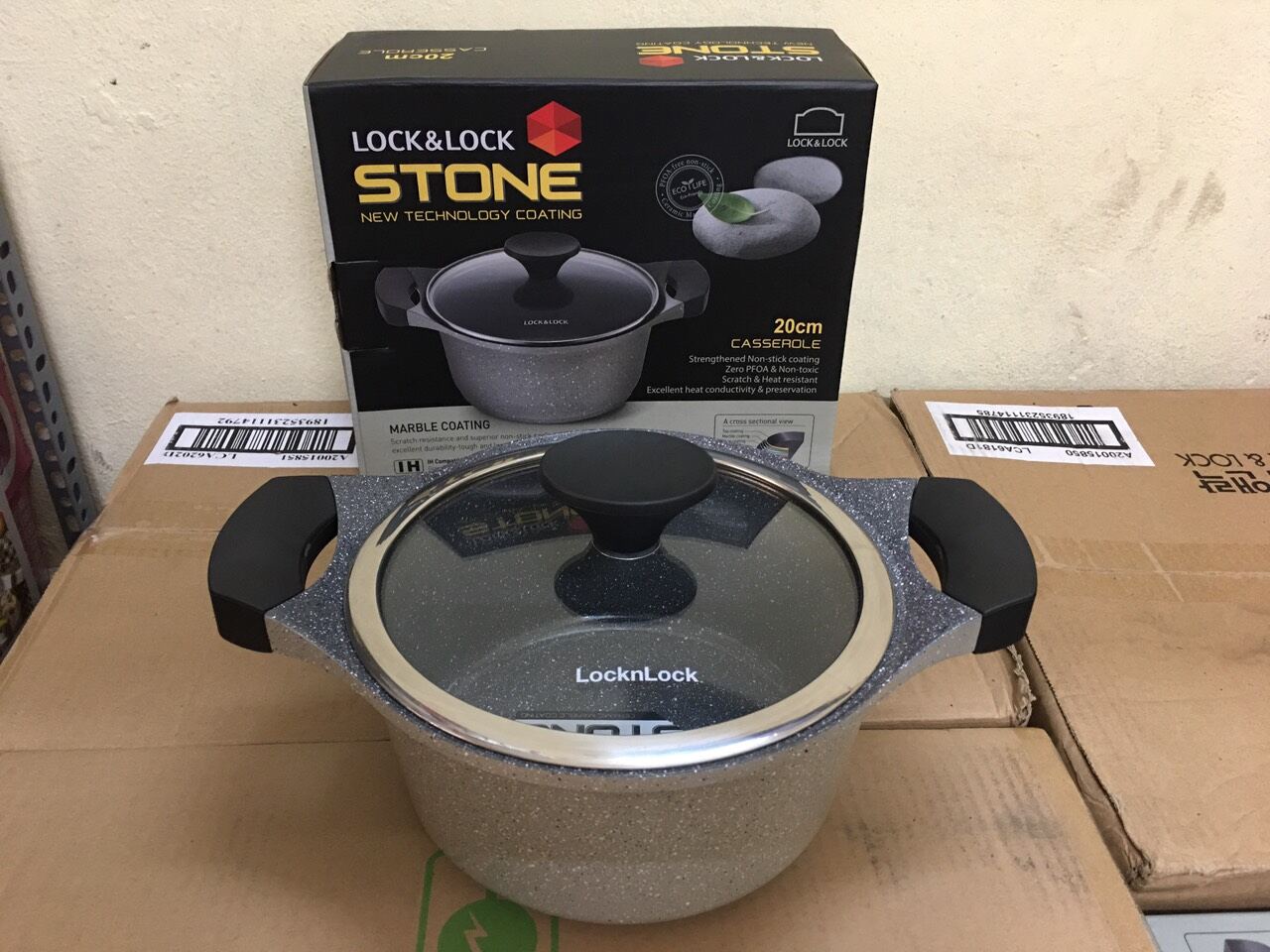 Nồi đá lock&lock stone 20cm lca6202