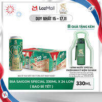 Nồng độ cồn 4.9% - Thùng 24 Bia Saigon Special 330ml (limited)