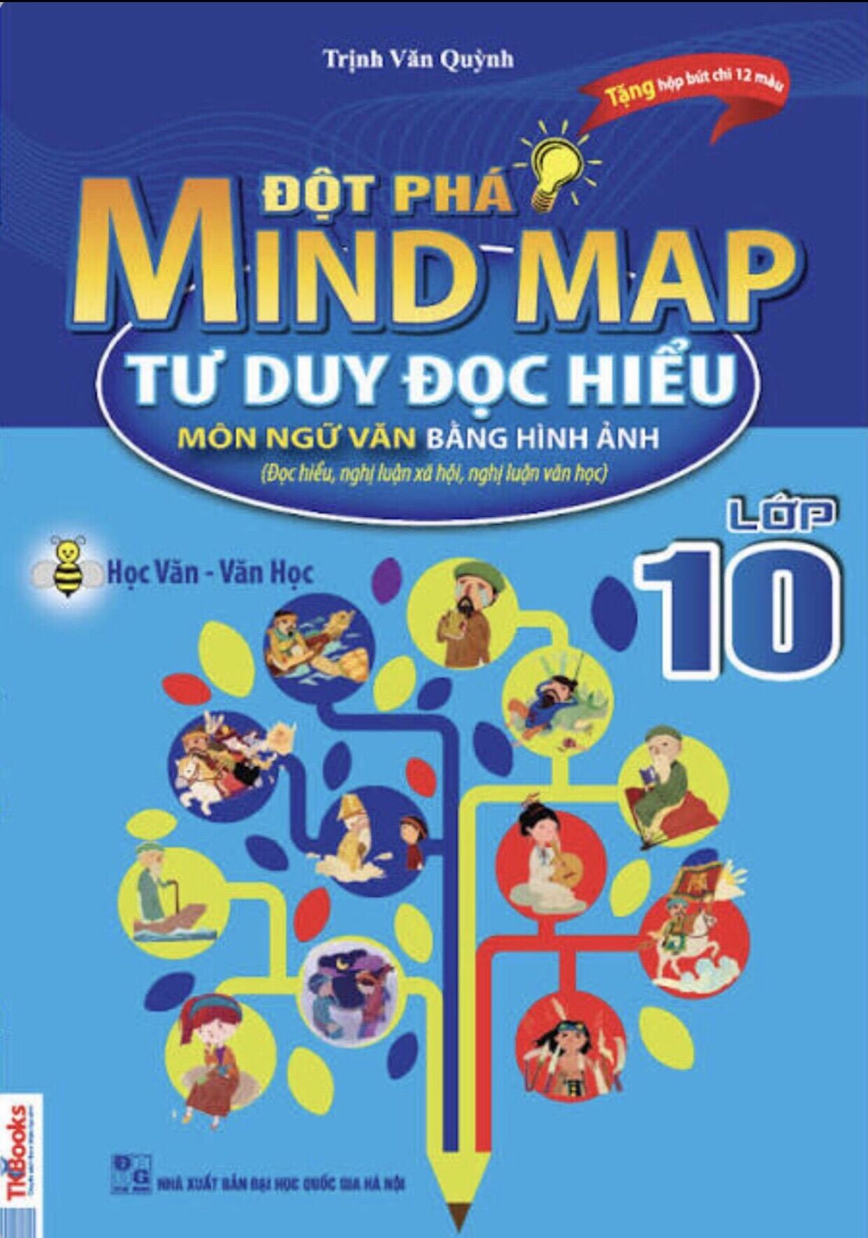 Sách - đột phá mindmap - tư duy đọc hiểu môn ngữ văn bằng hình ảnh lớp 10