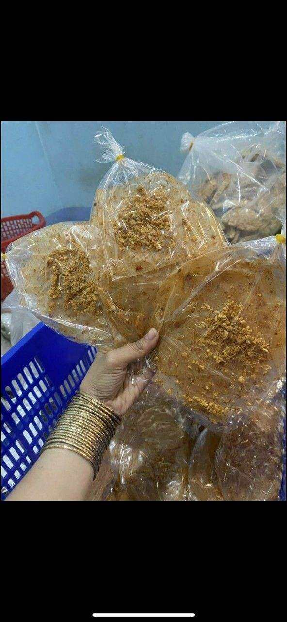 Bánh tráng xì ke muối tỏi
