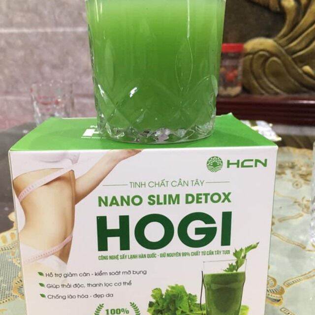 [HCM]Tinh chất cần tây Nano Slim Detox Hogi Plus
