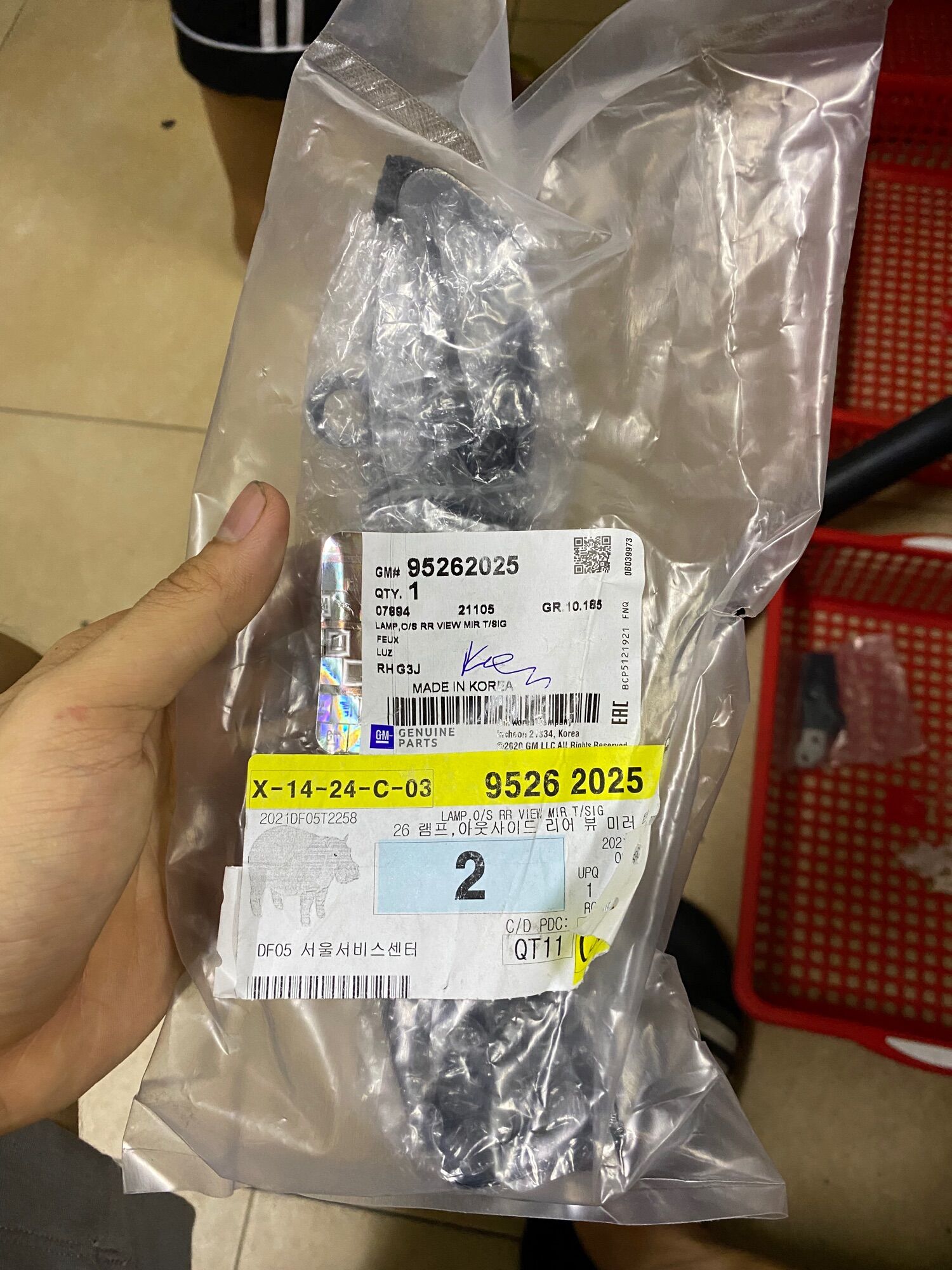 Đèn xi nhan gương Orlando Gm:95262025