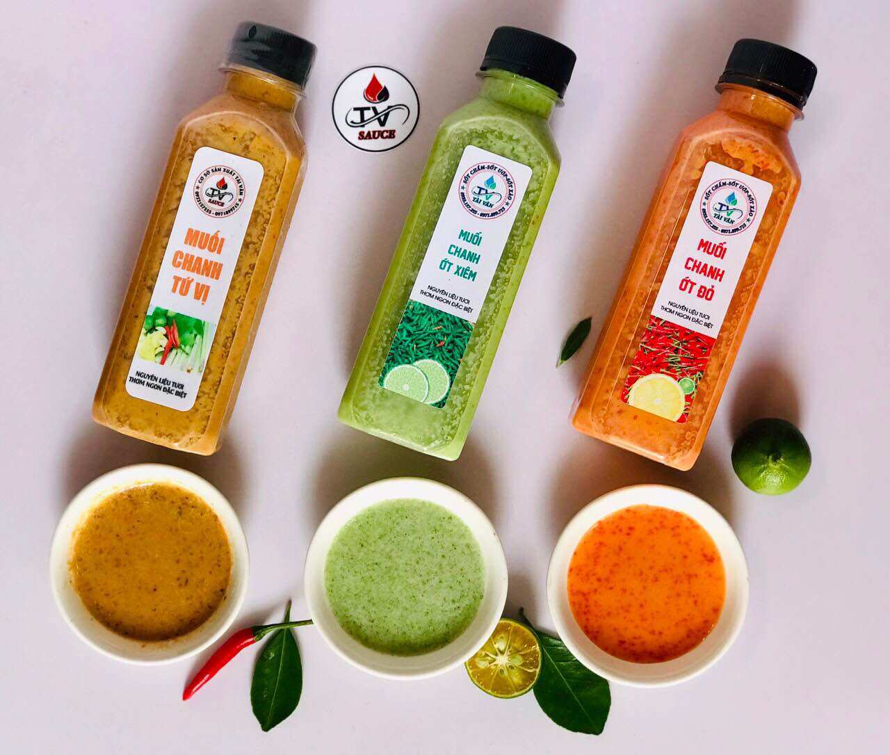 Combo 3 chai nước chấm Tài Vân, sốt chấm hải sản ngon, nước chấm thần thánh, gia vị ăn lẩu cay nồng