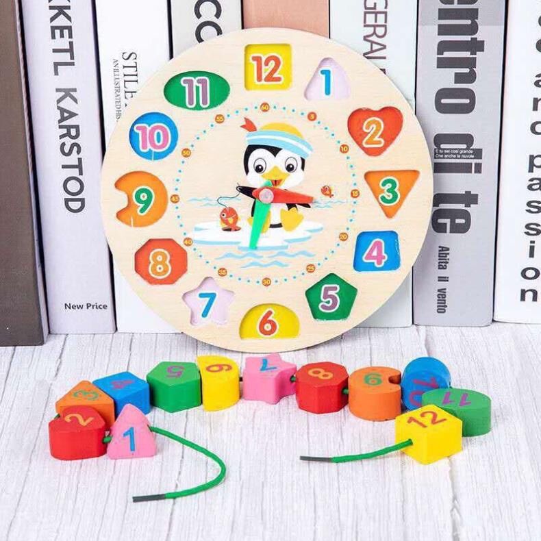 COMBO 6 MÓN ĐỒ CHƠI GỖ PHÁT TRIỂN TRÍ TUỆ CHO BÉ