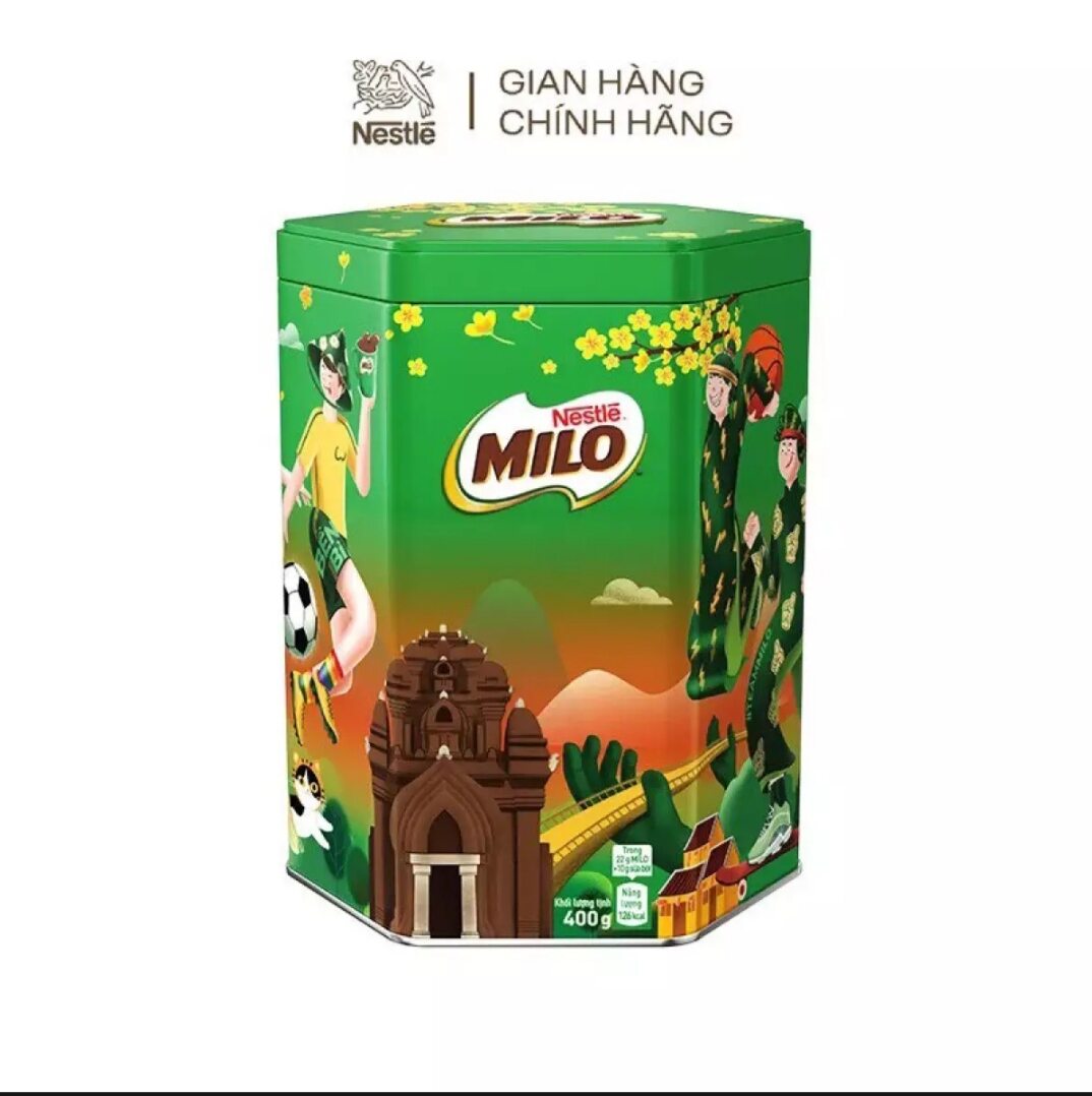 Thức uống lúa mạch milo nguyên chất - hũ thiếc 400g