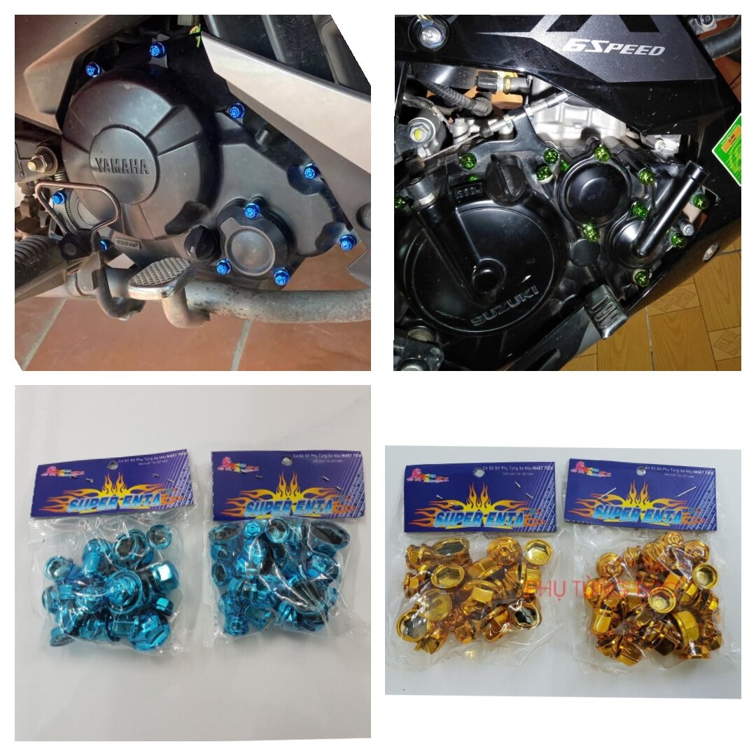 Combo 2 bịch nút chụp ốc màu .