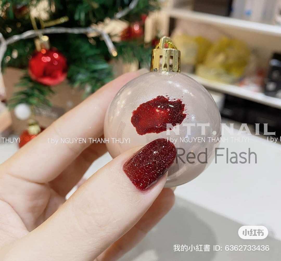 Sơn gel nhũ flash đỏ
