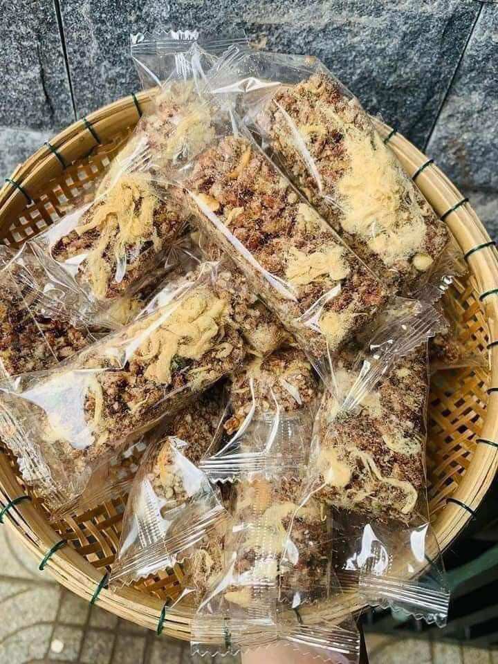 Thanh cơm gạo lứt hạt dinh dưỡng mix chà bông 500gr
