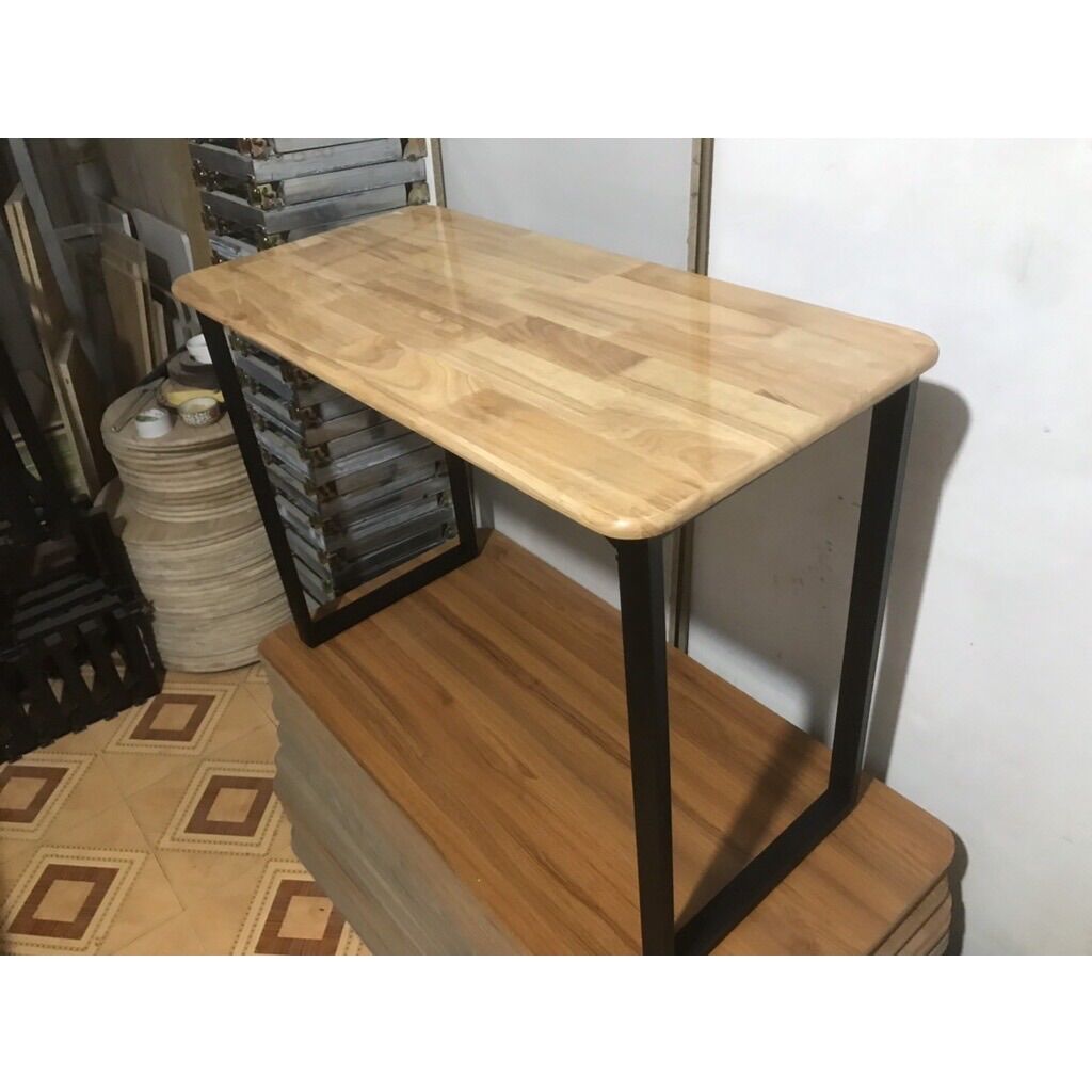 Bàn gỗ cao su 50*100 cao 75cm