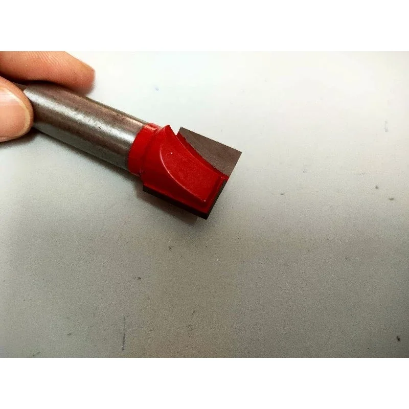 Mũi phay gỗ mũi router đáy thẳng, mũi phay ba dao cốt 12.7mm đầu 20li 22li 25li , mũi soi gỗ hiệu Favi