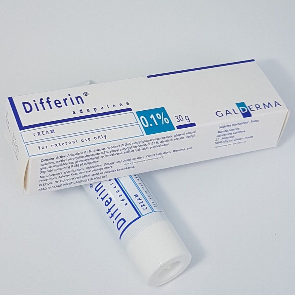 Kem Giảm Mụn Differin Cream 0.1% Adapalene 30G