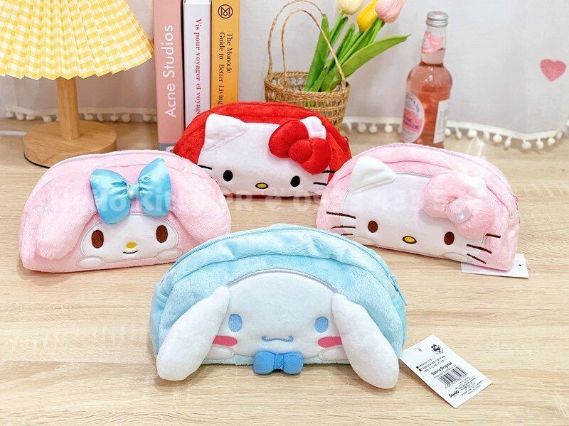 Túi đựng mỹ phẩm, bút viết đa năng Hello Kitty