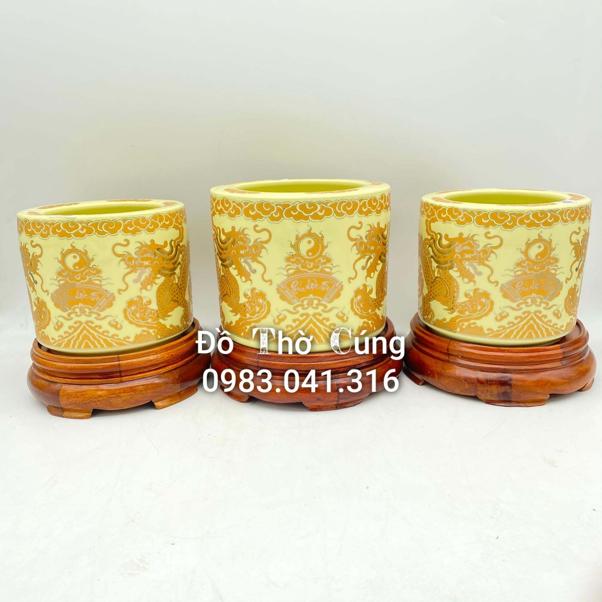 Bát hương màu ngà