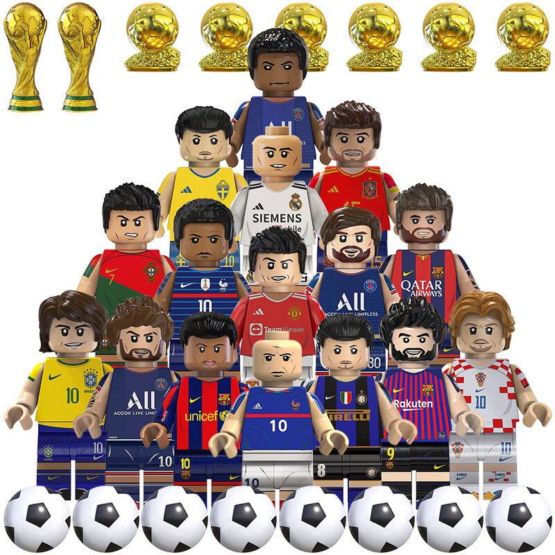 Bộ Figurine Lego Cầu Thủ Bóng Đá
