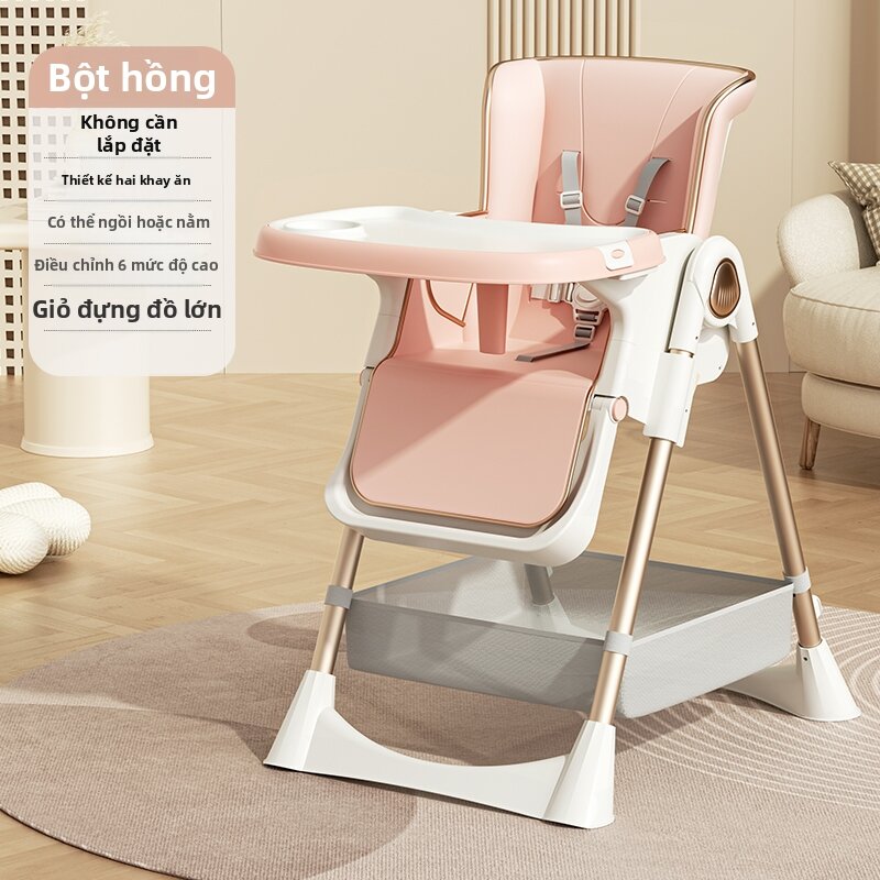 BEIMADUOJI | Ghế Ăn Dành Cho Trẻ Em Đa Năng Gấp Gọn