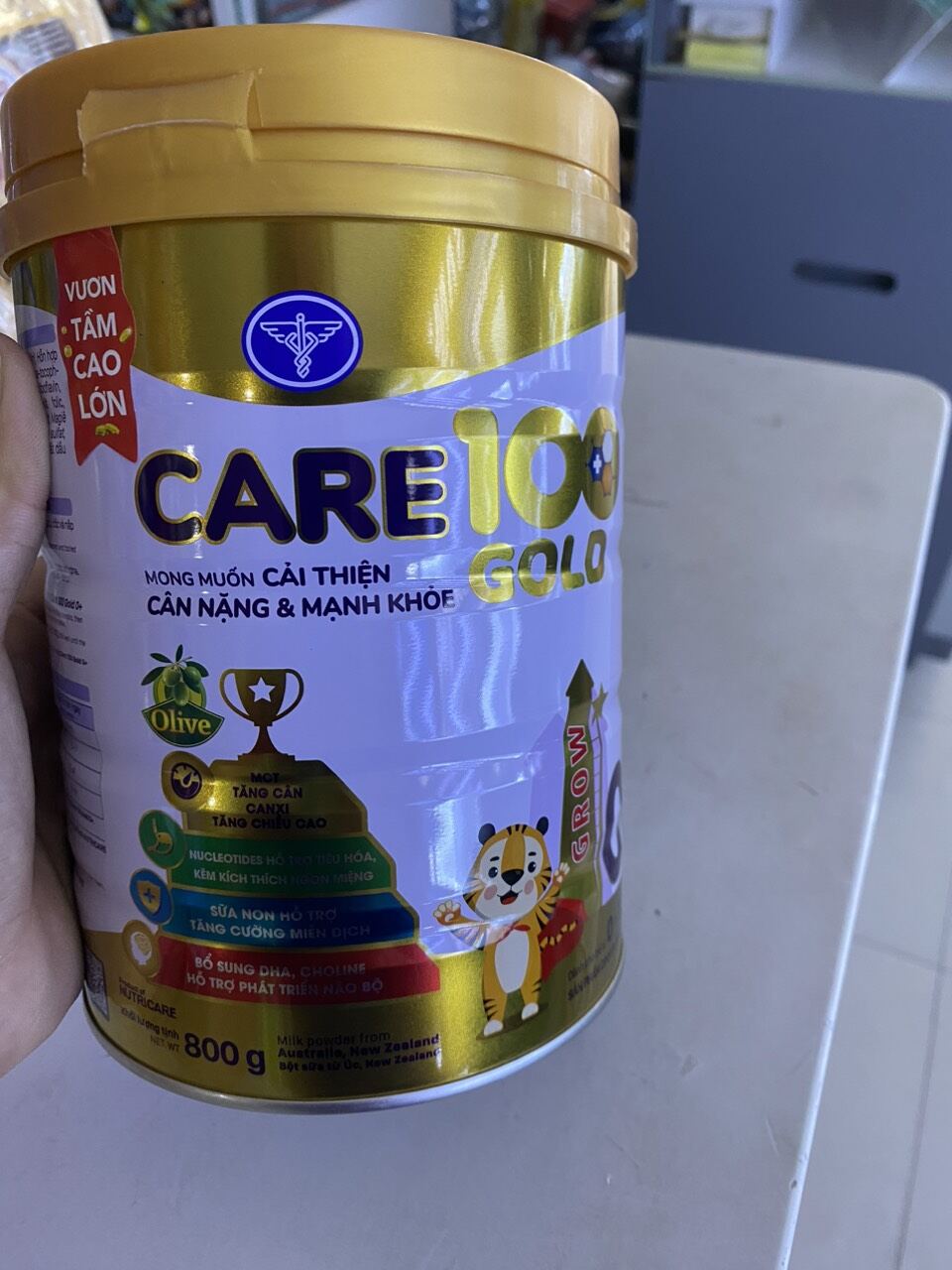 Sữa Care 100 Gold 0+ lon 800g