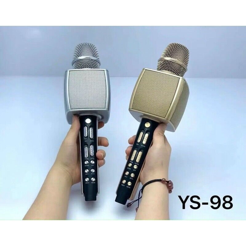 Micro hát karaoke song ca kèm loa Ys-98