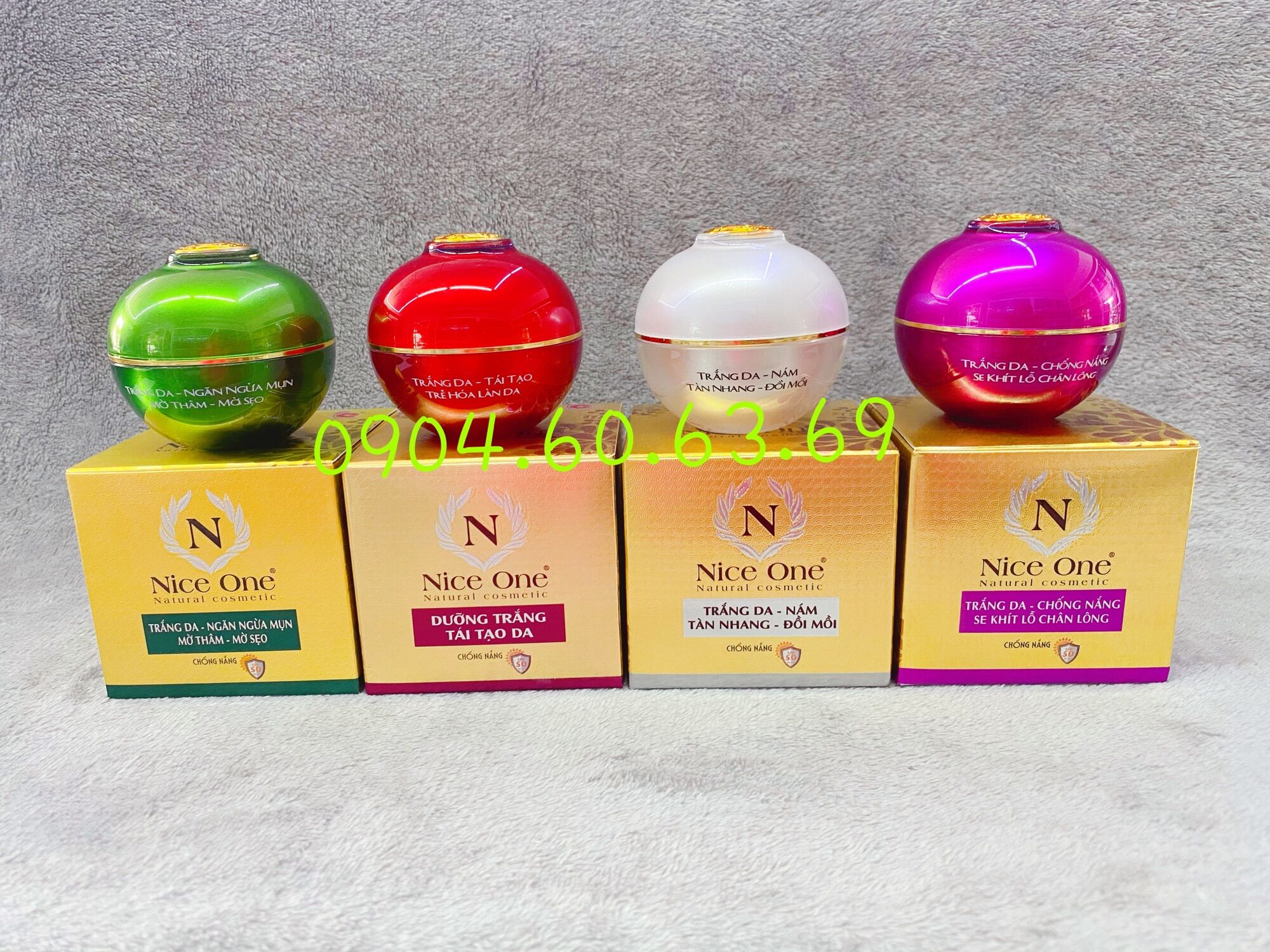Kem NICE ONE 20g Trắng Da - Nám - Tàn Nhang - Đồi Môi NICEONE