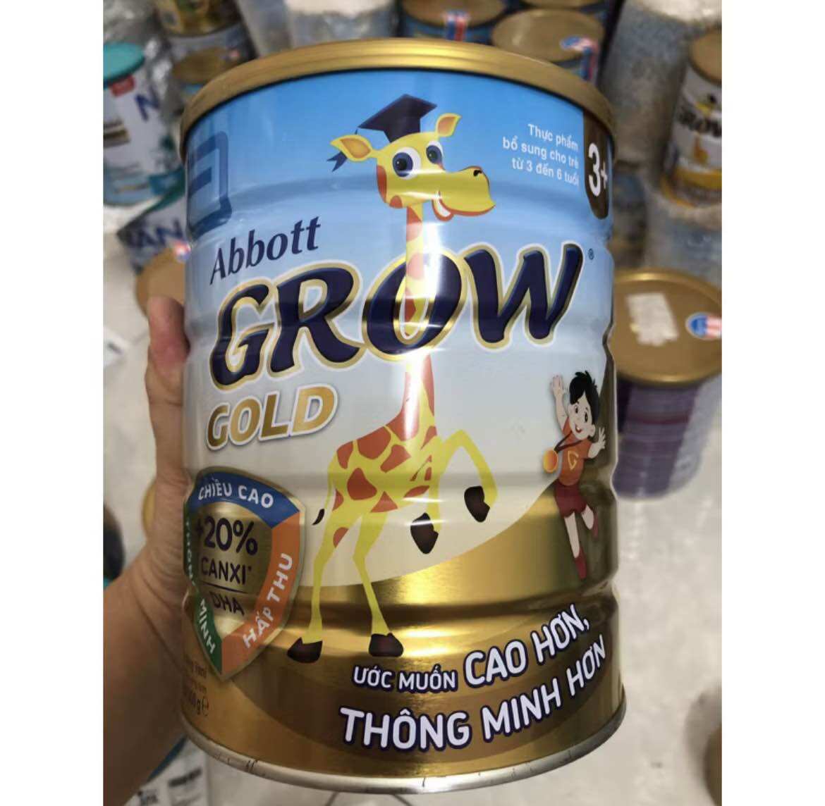 [ Date 9/25 ] Sữa Bột Abbott Grow 3+ lon 1.7kg