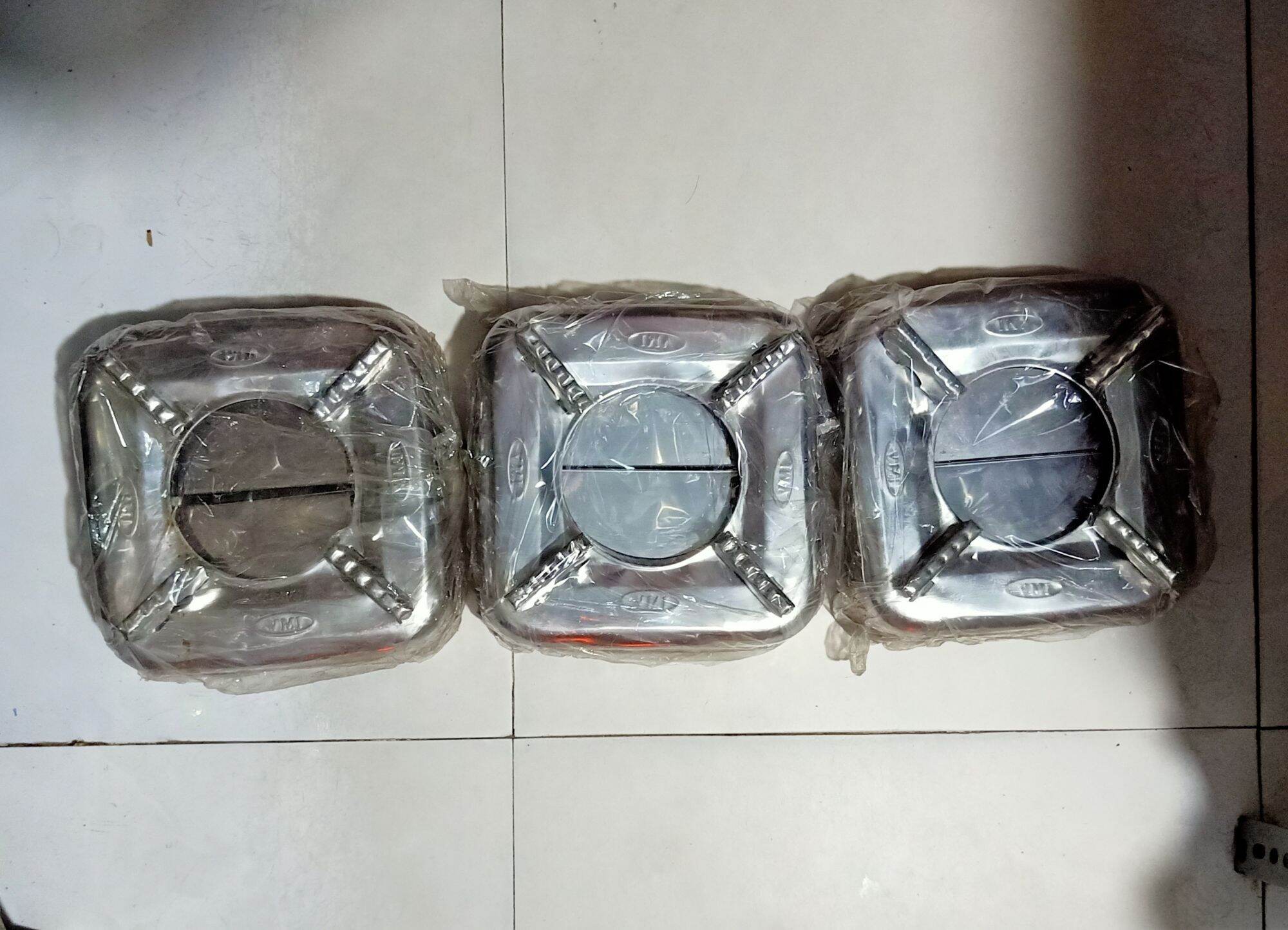 (HCM) Bếp Cồn tròn  22x22x6cm Inox Loại Dày