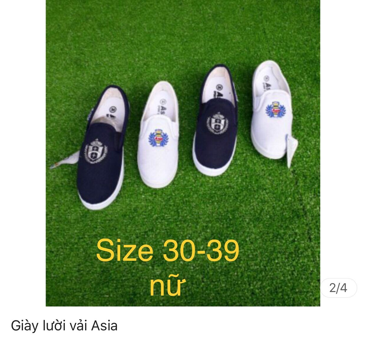 [HCM]giày vải AsiA