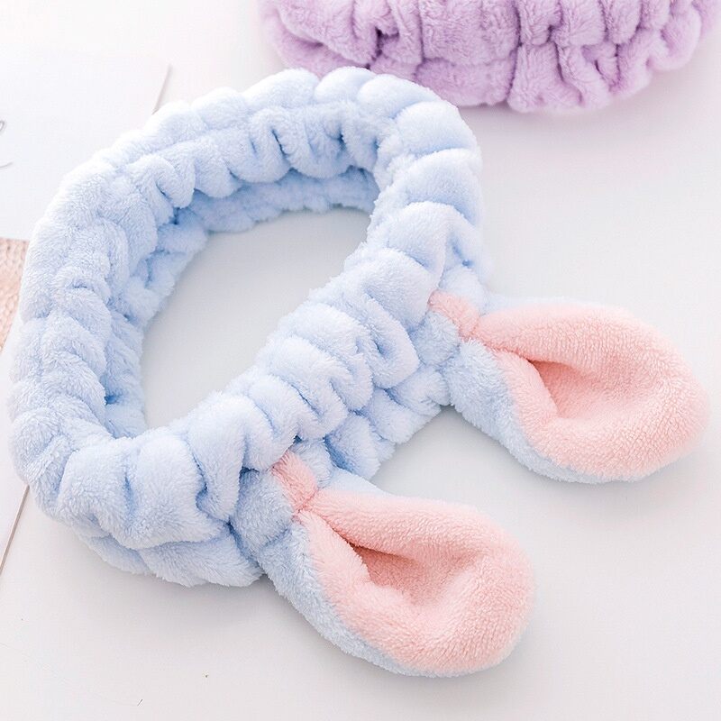 Băng đô turban rửa mặt siêu dễ thương